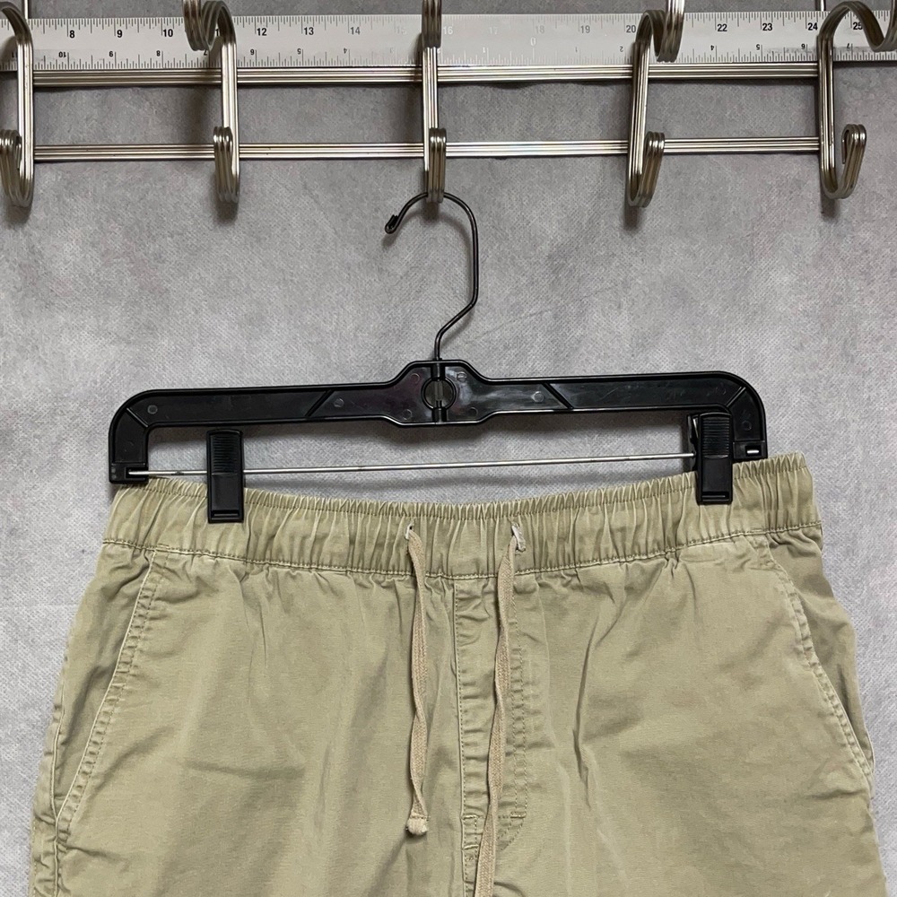 Katin Shorts Men M Beige Twill Chino Pull On Drawstring Surfing Outdoor Casual
